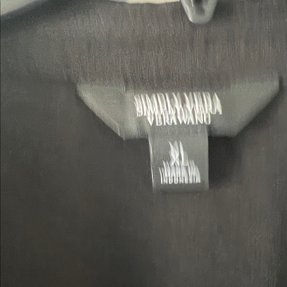 Simply Vera Vera Wang Black Tie-Front Button Down Shirt - Picture 4 of 6